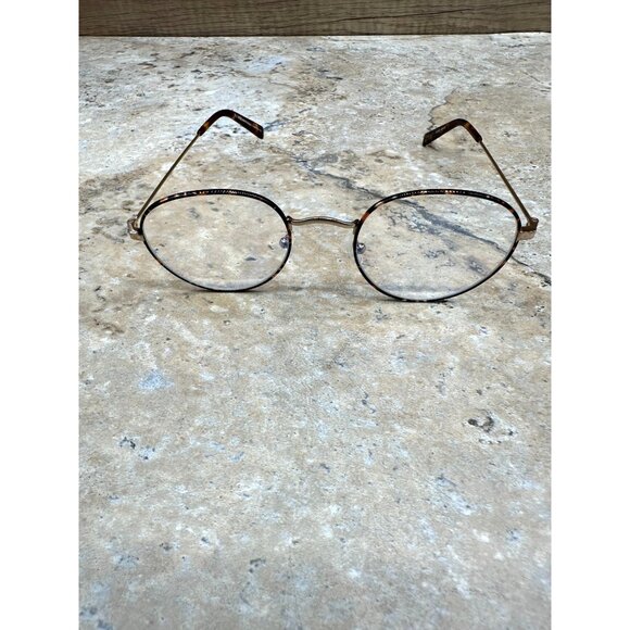 Lot of 4 Flower Blue Light Blocking Reader Glasses Computer Gold Round Frame